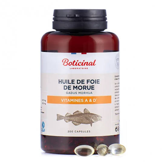 Boticinal huile de foie de morue 200 capsules