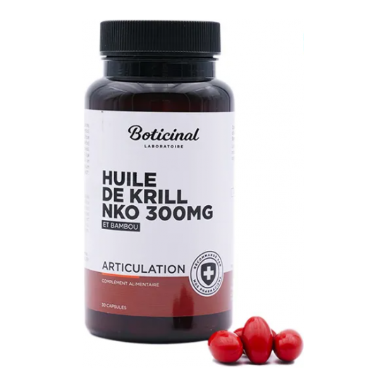 Boticinal huile de krill nko 300mg et bambou 30 capsules