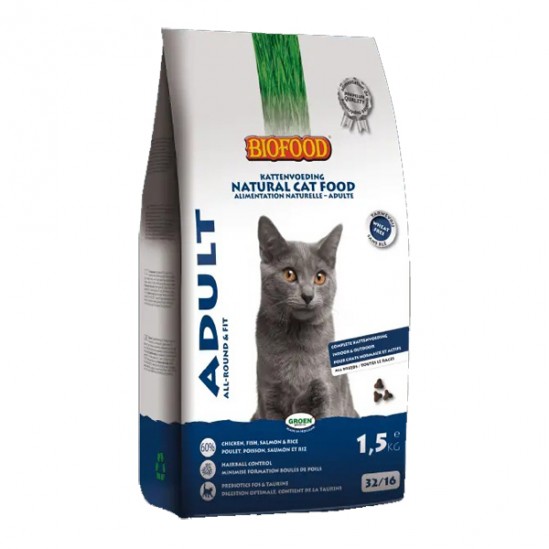 Biofood chat croquettes adulte 1.5kg
