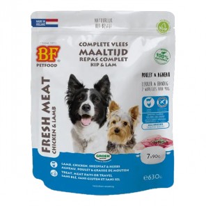 Biofood aliment complet chien agneau 630g