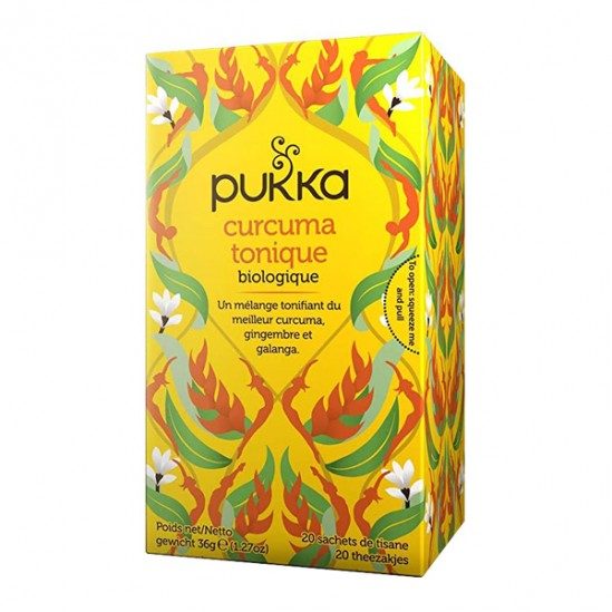 Pukka infusion curcuma tonique bio 20 sachets
