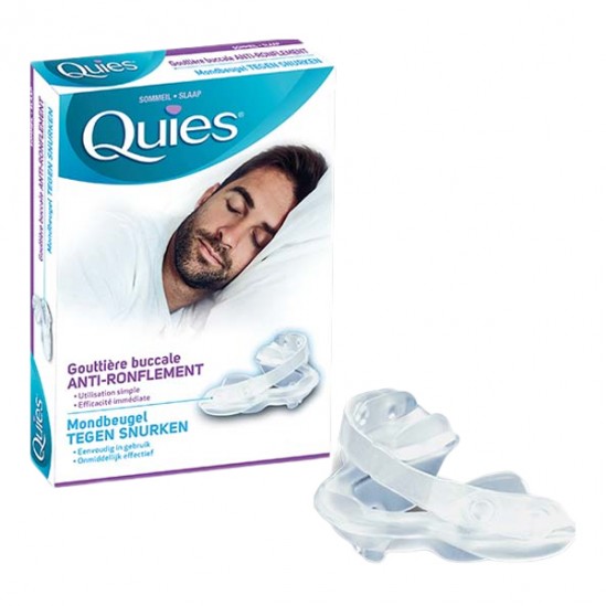 Quies gouttière buccale anti-ronflement