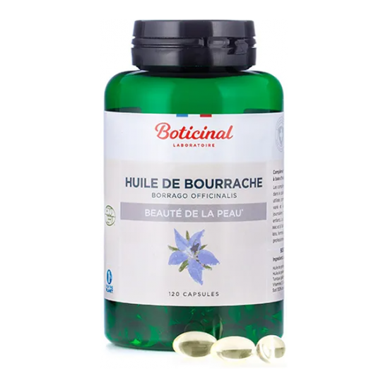 Boticinal huile de bourrache bio 120 capsules