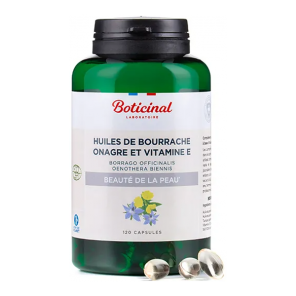 Boticinal huile de bourrache onagre bio 120 capsules