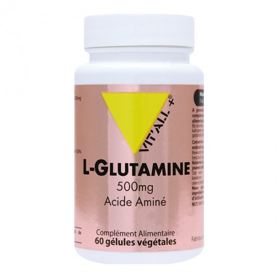 Vitall + L-Glutamine 500mg 60 gélules