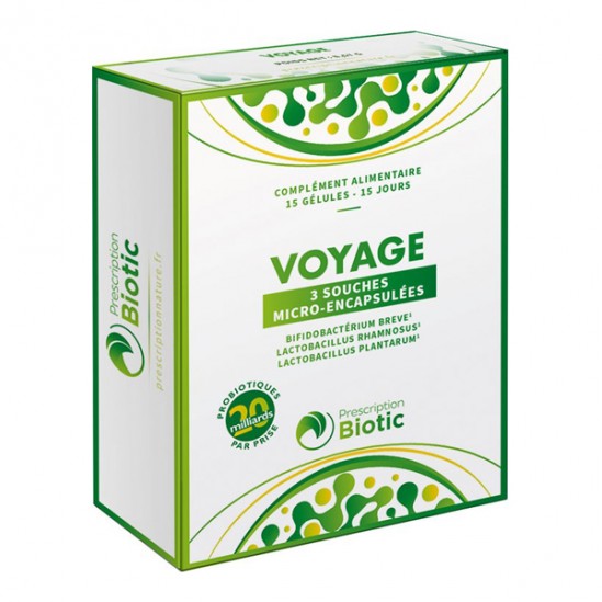 Prescription nature biotic voyage 20MD 15 gélules