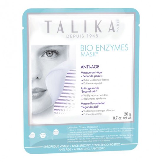 Talika bio enzymes mask anti-âge spécifique visage 5 sachet de 20g