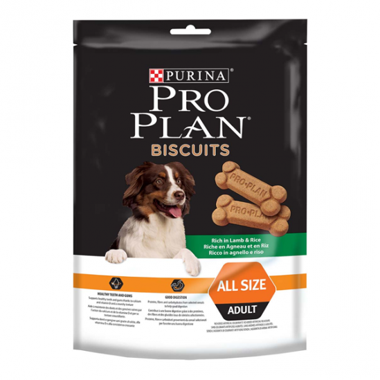 Purina pro plan biscuits pour chien agneau 4x400g