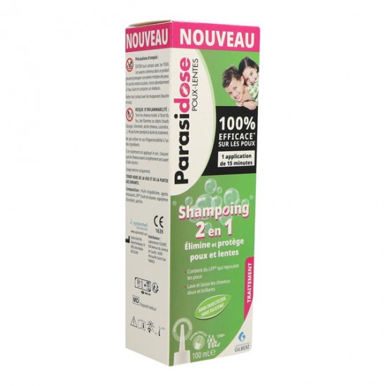 Parasidose poux & lentes shampoing 2en1 - 100ml