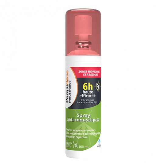 Parasidose zones tempérées spray anti-moustiques & tiques 100ml
