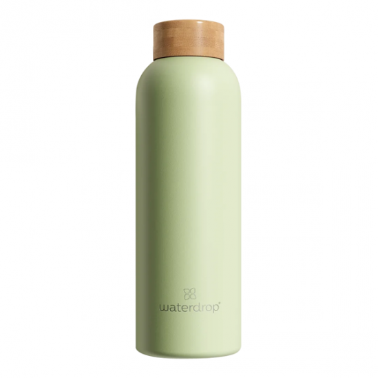 Waterdrop bouteille inox olive pastel 600ml
