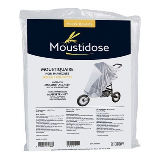 Moustidose moustiquaire non imprégnée spéciale poussette