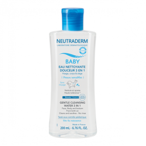 Neutraderm baby eau nettoyante douceur 3-en-1 - 1L