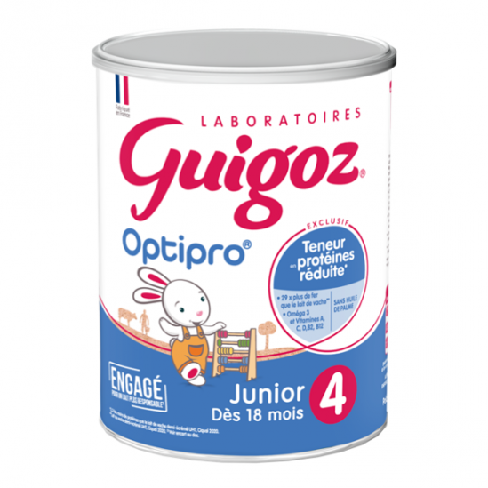Guigoz optipro 4 junior dès 18 mois 900g