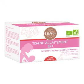 Gifrer tisane allaitement fruits rouges 20 sachets