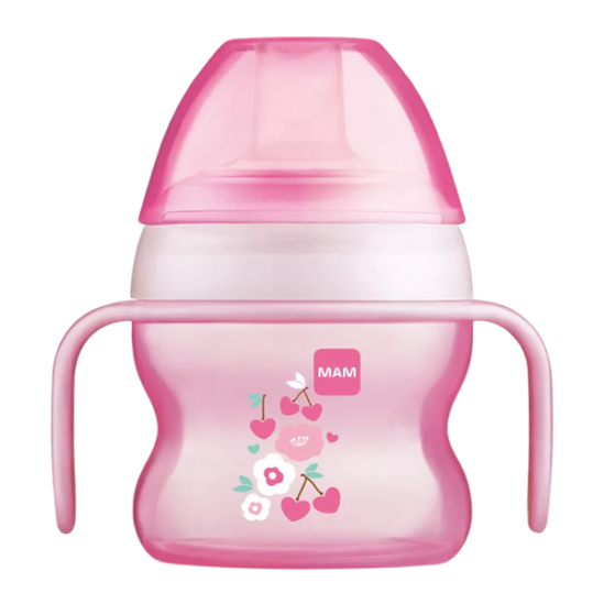 Mam starter cup tasse à bec souple 6 mois + bleu 150ml