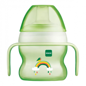 Mam starter cup tasse à bec souple 6 mois + bleu 150ml
