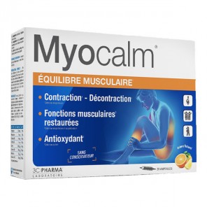 3C Pharma myocalm équilibre musculaire 20 ampoules