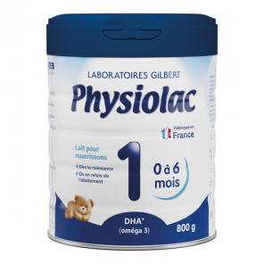 Physiolac lait infantile 1er âge 0-6 mois 800g