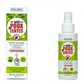 Polidis anti-poux & lentes lotion bi-phase 80ml