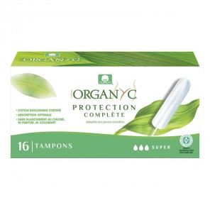 Organyc 16 tampons super sans applicateur