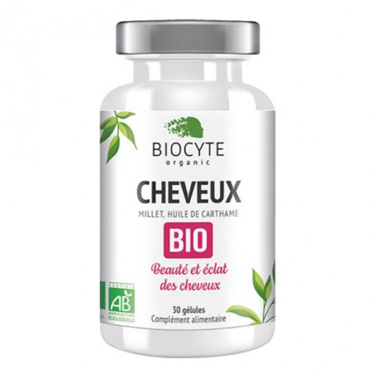 Biocyte cheveux bio 30 gélules