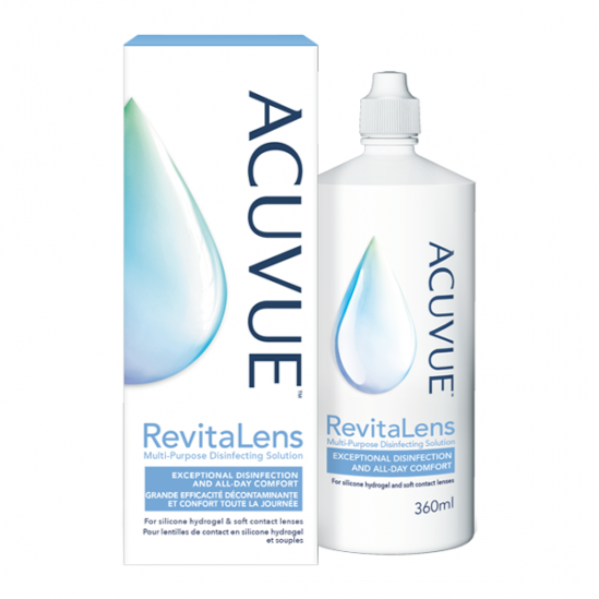Acuvue revitalens solution décontaminante 360ml