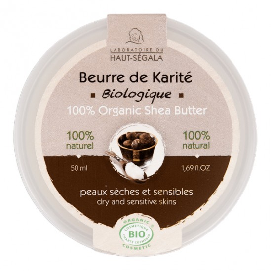 Haut Ségala beurre corporel de karité certifié bio 50ml