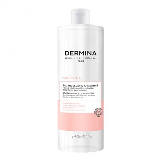 Dermina Hydralina eau micellaire peaux normales à sèches 400ml