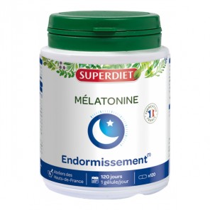 Superdiet mélatonine 1mg 120 gélules