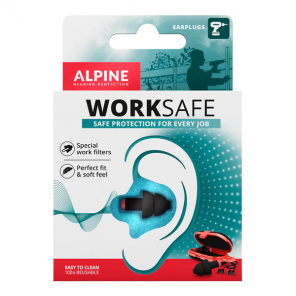 Alpine hearing protection bouchons d'oreilles work safe