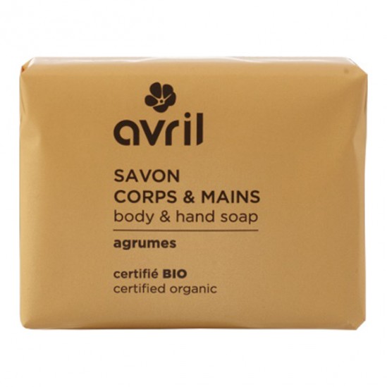 Avril savon corps & mains agrumes bio 100g