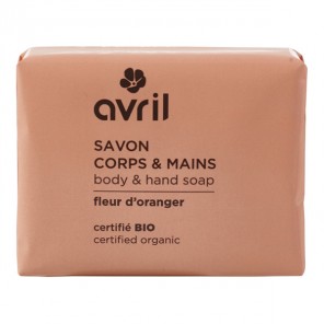 Avril savon corps & mains fleur d’oranger bio 100g