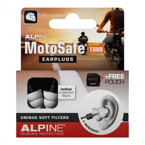 Alpine hearing protection bouchons d'oreilles moto safe tour