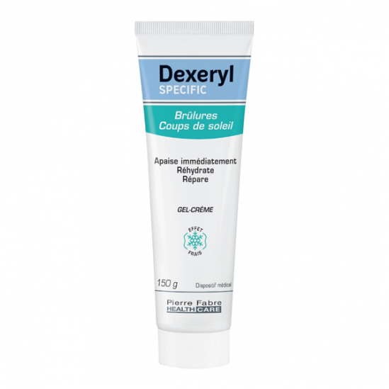 Dexeryl specific brûlures et coups de soleil 150g