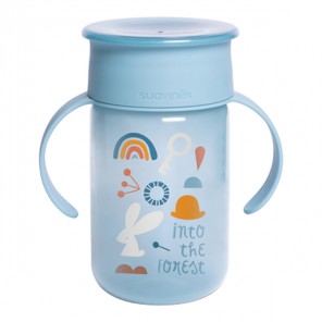 Suavinex tasse d’apprentissage 360º into the forest +12 mois bleu 340ml