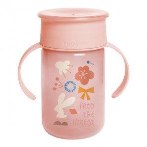 Suavinex tasse d’apprentissage 360º into the forest +12 mois bleu 340ml