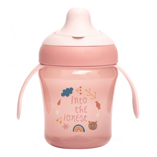 Suavinex tasse d’apprentissage à bec learning cup +6 mois bleu 200ml