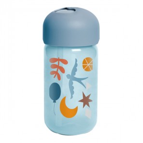 Suavinex tasse à paille into the forest +18 mois bleu 340ml