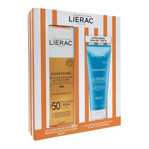 Lierac sunissime fluide spf50 - 40ml + lait après soleil 75ml