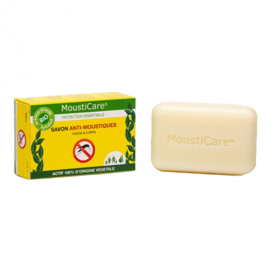 Mousticare savon anti-moustiques bio visage et corps