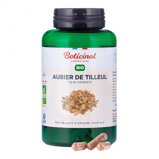 Boticinal aubier de tilleul bio 200 gélules végétales