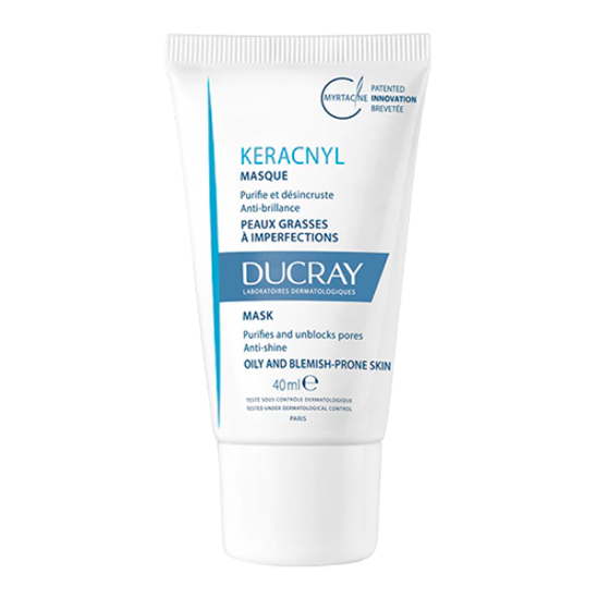Ducray keracnyl masque peaux grasses à imperfections 40ml