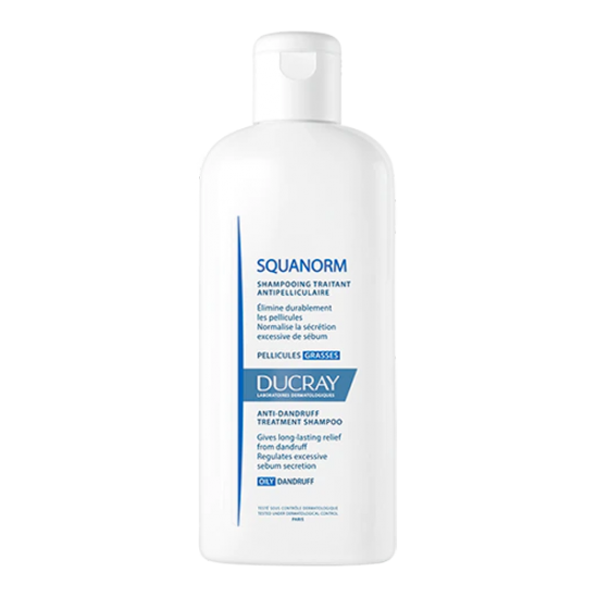 Ducray squanorm shampooing traitant pellicules grasses 200ml