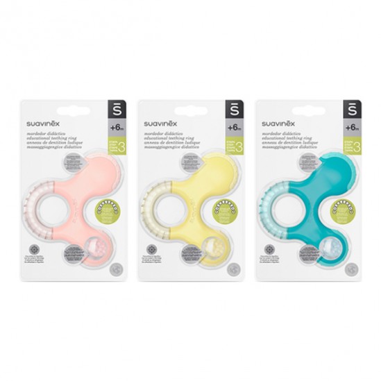 Suavinex anneau de dentition éducatif +6mois