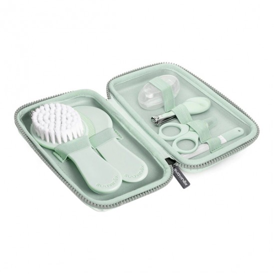 Suavinex trousse de toilette hygge 6 pièces vert