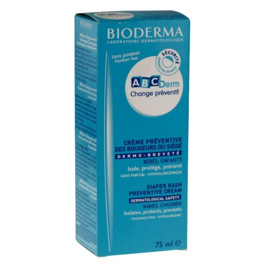 Bioderma ABCDerm Change Crème préventive des rougeurs du siège 75ml