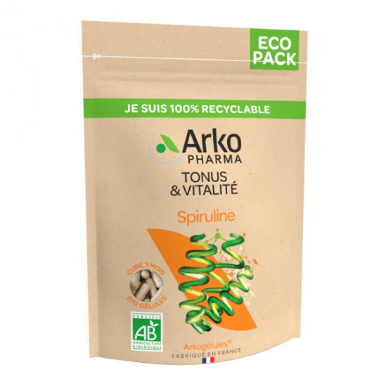Arkopharma arkogélules spiruline bio 270 gélules
