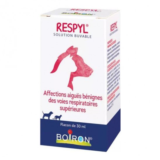 Boiron respyl solution buvable chiens et chats 30ml