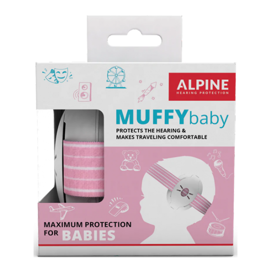 Alpine muffy baby casque rose